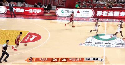 深圳客场力克山西豪取11连胜 王浩然砍33分引领逆