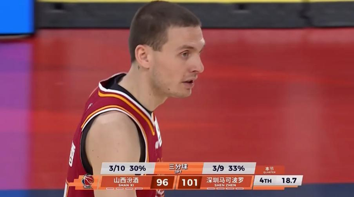 深圳客场力克山西豪取11连胜 王浩然砍33分引领逆